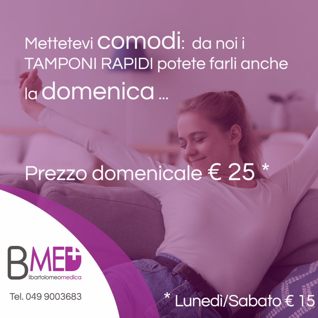 Tamponi rapidi anche di domenica